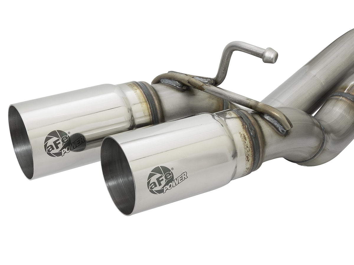 Rebel Series 3 Inch Cat-Back Exhaust System w/ Dual Mid-Side Exit Tips Toyota Tacoma 16-23 V6-3.5L aFe Power