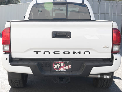 Mach Force-Xp 2-1/2 Inch 304 Stainless Steel Cat-Back Exhaust w/Tips Toyota Tacoma 16-23 L4-2.7L/V6-3.5L aFe Power