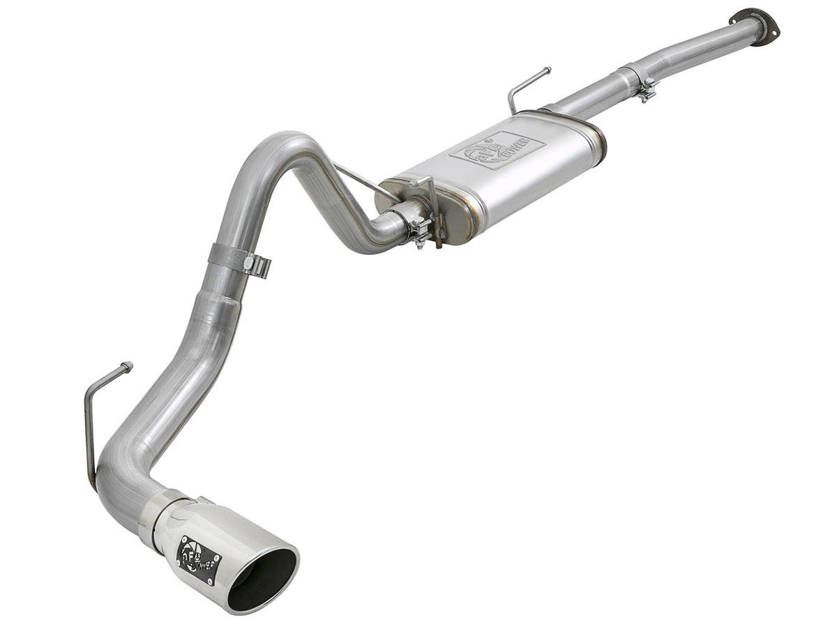 Mach Force-Xp 2-1/2 Inch 304 Stainless Steel Cat-Back Exhaust w/Tips Toyota Tacoma 16-23 L4-2.7L/V6-3.5L aFe Power