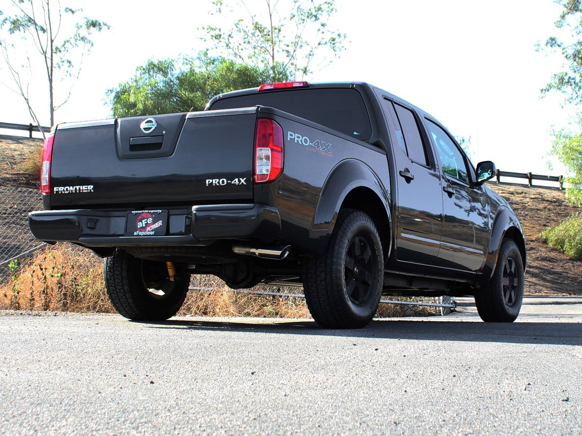 Mach Force-Xp 2-1/2 Inch to 3 Inch 409 Stainless Steel Cat-Back Exhaust System Nissan Frontier 05-19 V6-4.0L aFe Power