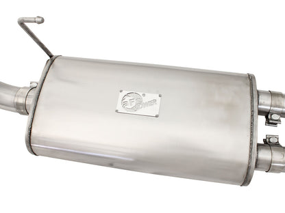 Mach Force-Xp 3 Inch 409 Stainless Steel Cat-Back Exhaust System w/Polished Tip Nissan Xterra 05-15 V6-4.0L aFe Power