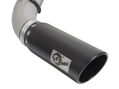 Large Bore-HD 5 Inch Dpf-Back Stainless Steel Exhaust System w/ Tip Nissan Titan Xd 16-19 V8-5.0L (td) aFe Power