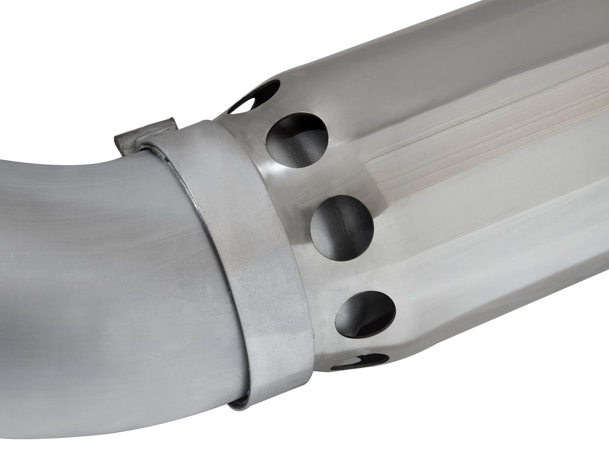 Large Bore-HD 5 Inch Dpf-Back Stainless Steel Exhaust System w/ Tip Nissan Titan Xd 16-19 V8-5.0L (td) aFe Power