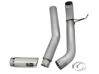 Large Bore-HD 5 Inch Dpf-Back Stainless Steel Exhaust System w/ Tip Nissan Titan Xd 16-19 V8-5.0L (td) aFe Power
