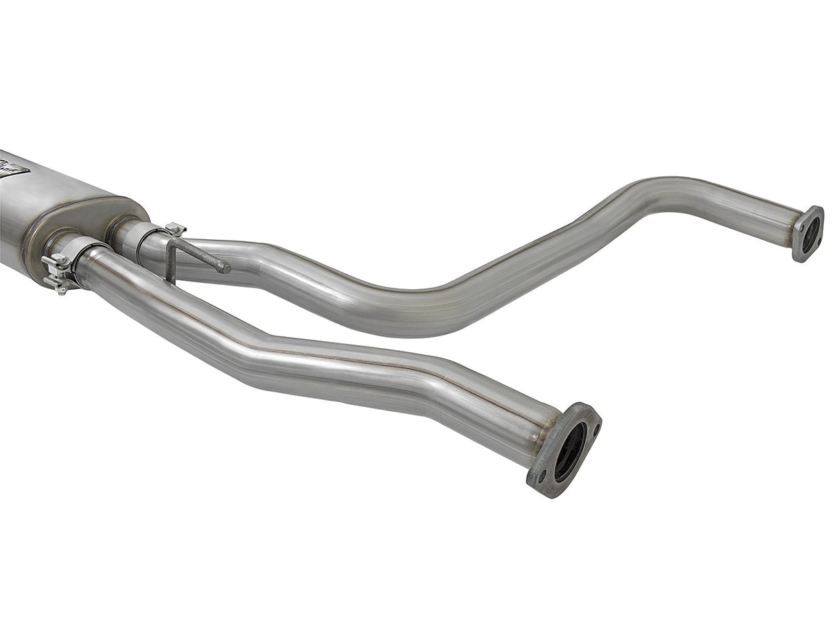Rebel Series 3 Inch 409 Stainless Steel Cat-Back Exhaust System w/Polished Tip Nissan Titan 04-15 V8-5.6L aFe Power