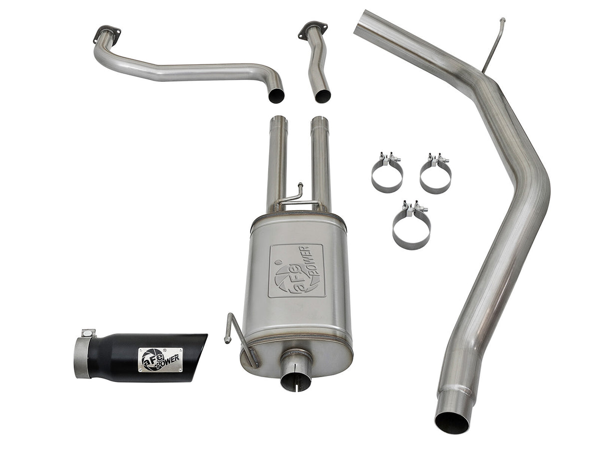 Mach Force-Xp 2-1/2 Cat-Back Exhaust System w/ Tip Nissan Titan 17-24 V8-5.6L aFe Power