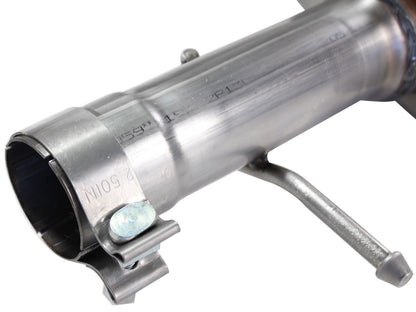 Mach Force-Xp 2-1/2 Inch 409 Stainless Steel Cat-Back Hi-Tuck Exhaust System Jeep Wrangler (JK) 12-18 V6-3.6L aFe Power