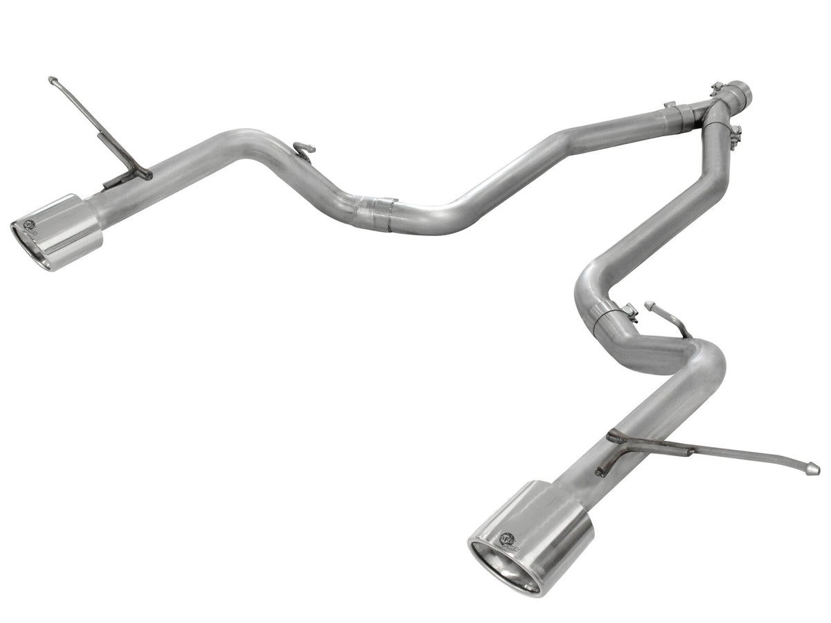Large Bore-HD 2-1/2 Inch 409 Stainless Steel Dpf-Back Exhaust System W/O Resonators Jeep Grand Cherokee (WK2) 14-19 V6-3.0L (td) EcoDiesel aFe Power