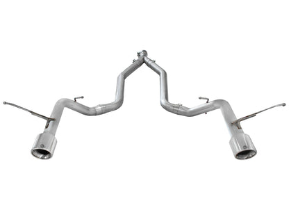 Large Bore-HD 2-1/2 Inch 409 Stainless Steel Dpf-Back Exhaust System W/O Resonators Jeep Grand Cherokee (WK2) 14-19 V6-3.0L (td) EcoDiesel aFe Power
