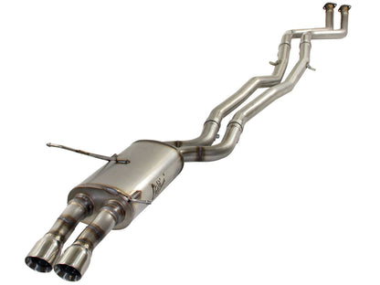 Mach Force-Xp 2-1/4 Inch 409 Stainless Steel Cat-Back Exhaust System BMW 325i/ci / 330i/ci (E46) 01-06 L6-2.5/3.0L (M54) aFe Power