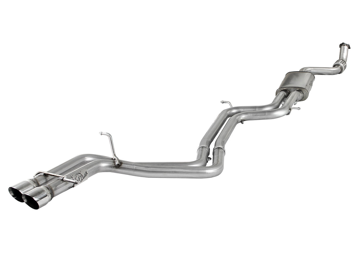 Mach Force-Xp 2-3/4 Inch to 2-1/4 Inch Stainless Steel Cat-Back Exhaust System Audi A4 (B8) 09-16 L4-2.0L (t) aFe Power