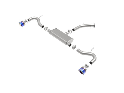Takeda 2-1/2 Inch 409 Stainless Steel Axle-Back Exhaust w Tips Hyundai Elantra GT 18-20 L4-1.6L (t) aFe Power