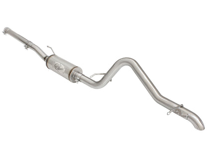Mach Force-Xp 2-1/2 Inch 409 SS Cat-Back Hi-Tuck Exhaust w/14 Inch muffler Jeep Wrangler (JK) 07-18 V6-3.6L/3.8L aFe Power