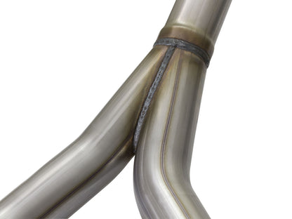 Rebel Series 2-1/2 Inch 409 Stainless Steel Cat-Back Exhaust System w/Polished Tip Jeep Wrangler (JK) 2/4 Door 07-18 V6-3.6L/3.8L aFe Power