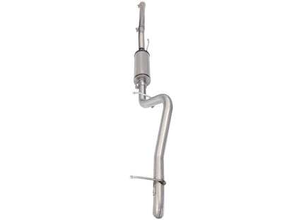 Mach Force-Xp 2-1/2 Inch 409 Stainless Steel Cat-Back Hi-Tuck Exhaust System Jeep Wrangler (JK) 07-18 V6-3.6L/3.8L aFe Power