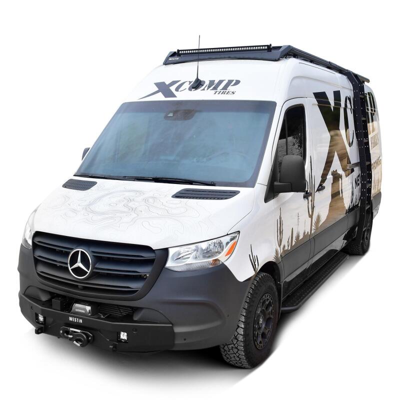 Westin 19-24 Mercedes-Benz Sprinter High Roof Mesa Side Ladder - Textured Black