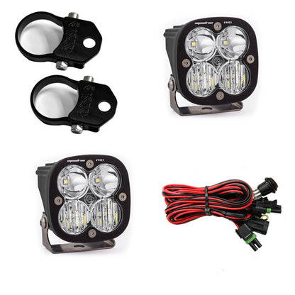 LED Light Pods Kit W/A Pillar Mounts Harness Squadron Pro Baja Designs