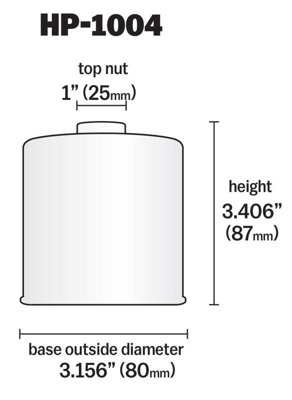 K&N Universal Performance Gold Oil Filter