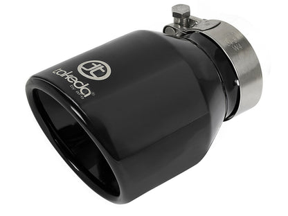Takeda 304 Stainless Steel Clamp-on Exhaust Tip 2-1/2 Inch Inlet x 4 Inch Outlet aFe Power