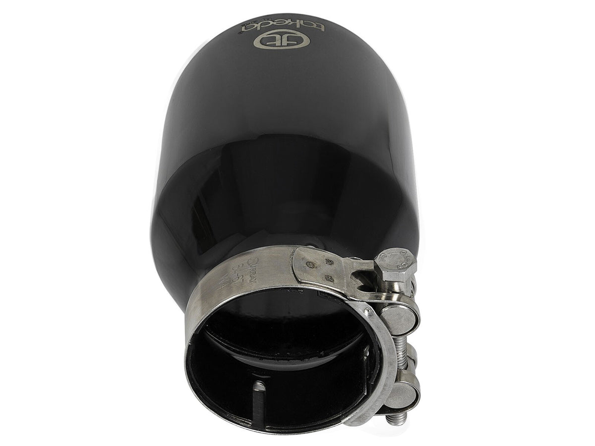 Takeda 304 Stainless Steel Clamp-on Exhaust Tip 2-1/2 Inch Inlet x 4 Inch Outlet aFe Power