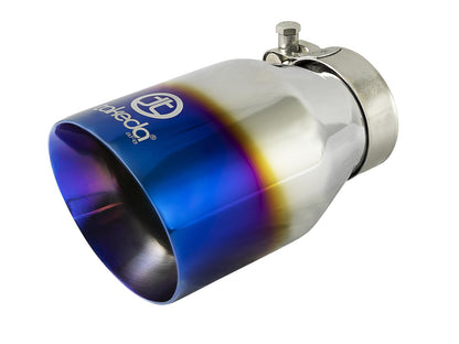 Takeda 304 Stainless Steel Clamp-on Exhaust Tip 2-1/2 Inch Inlet x 4 Inch Outlet aFe Power