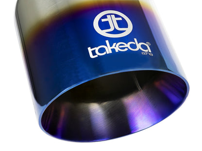 Takeda 304 Stainless Steel Clamp-on Exhaust Tip 2-1/2 Inch Inlet x 4 Inch Outlet aFe Power