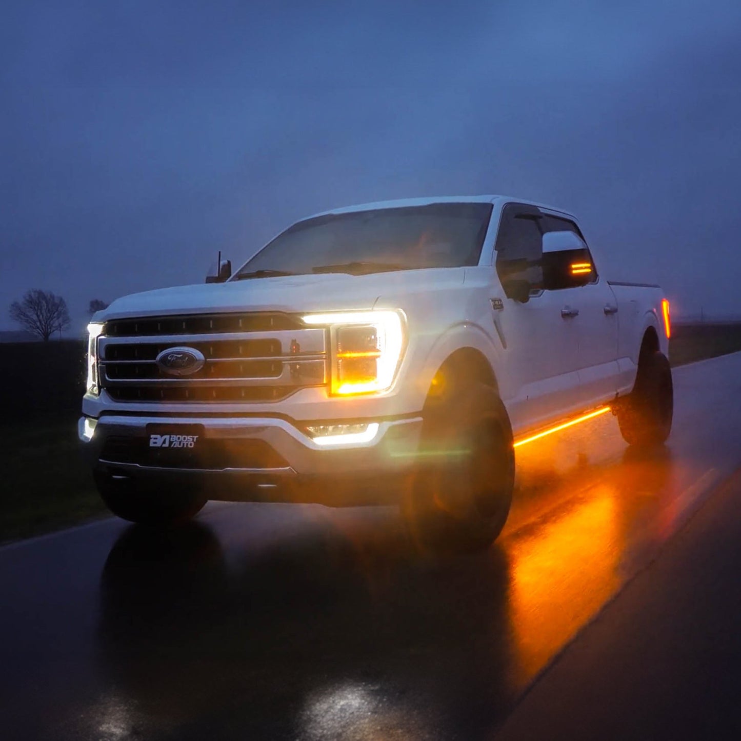 Lumastep M2 Powered Light Up Running Boards | 2021-2026 Ford F150