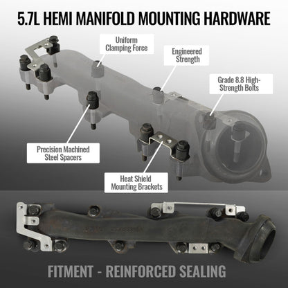 BD Diesel 09-26 RAM/Dodge/Jeep 5.7L Hemi Manifold Bolt & Spacer Kit
