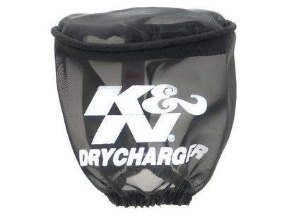 K&N Drycharger Air Filter Wrap - Oval Straight - Black
