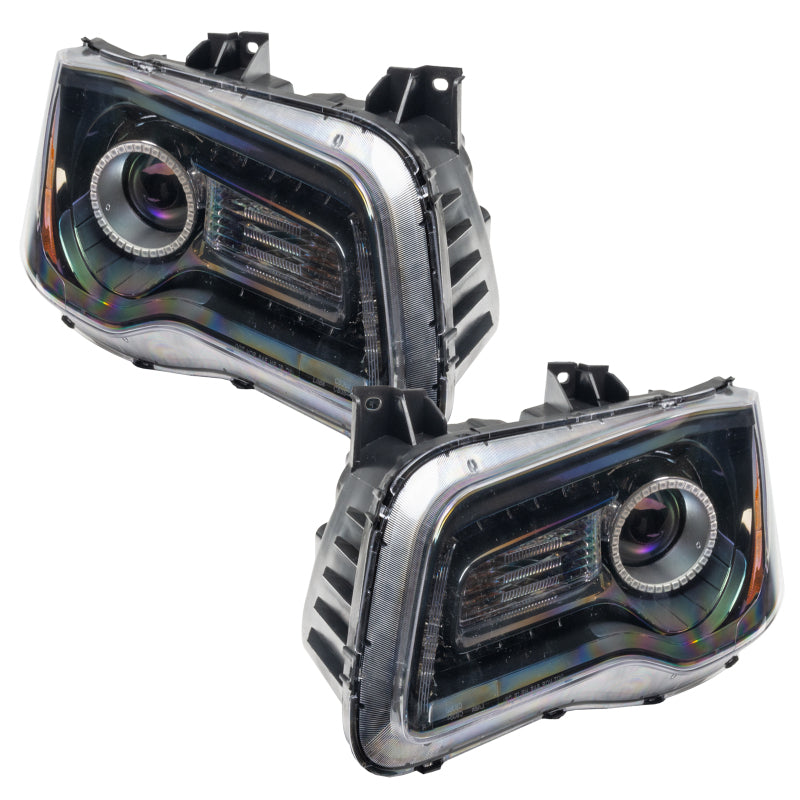 Oracle 11-14 Chrysler 300C SMD HL - Black - NON HID - ColorSHIFT w/ 2.0 Controller