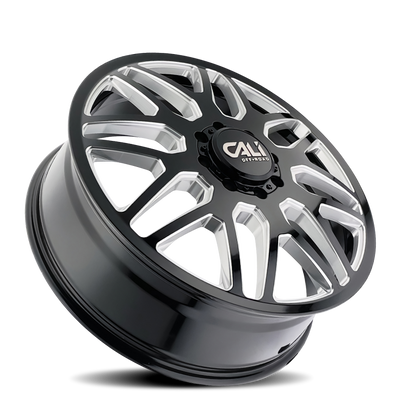 Cali Off-Road 9115D Invader Dually 24x8.25 / 8x200 BP / 115mm Offset / 142mm Hub Gls Blk Mill Wheel