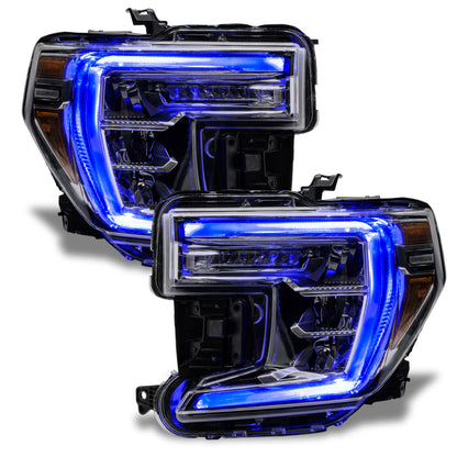 Oracle 19-21 GMC Sierra 1500 RGB+W Headlight DRL Kit - ColorSHIFT w/ Simple Controller