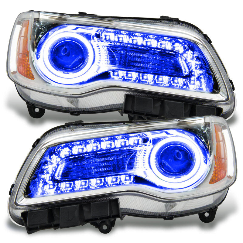 Oracle 11-14 Chrysler 300C SMD HL - Chrome - NON HID - DRL - w/o Controller