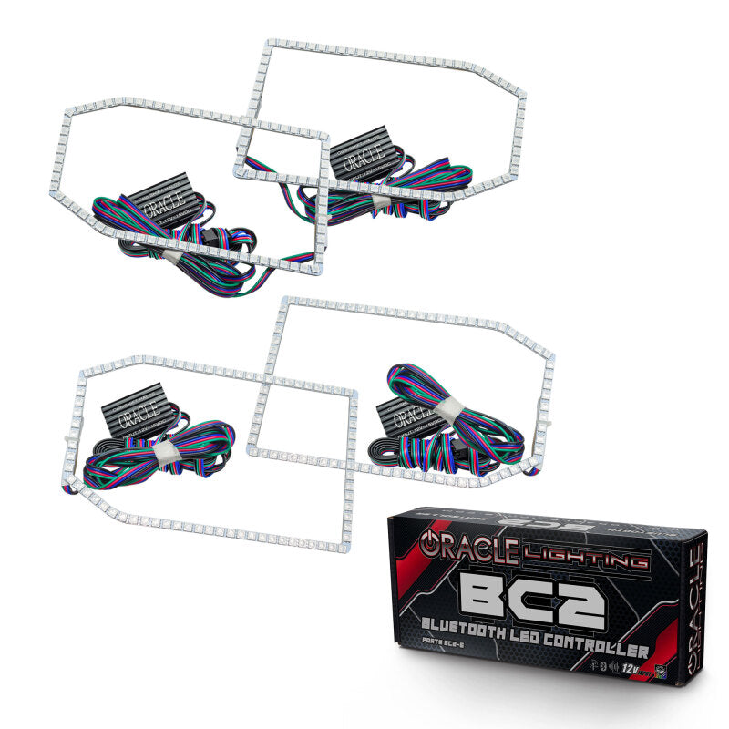 Oracle Chevy Silverado 14-15 Halo Kit Non-Projector Style - ColorSHIFT w/ BC1 Controller