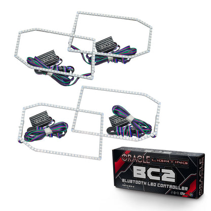 Oracle Chevy Silverado 14-15 Halo Kit Non-Projector Style - ColorSHIFT w/ BC1 Controller