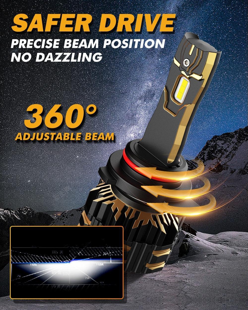 For 2014-2015 GMC Sierra 1500 9012 LED Headlight Bulbs