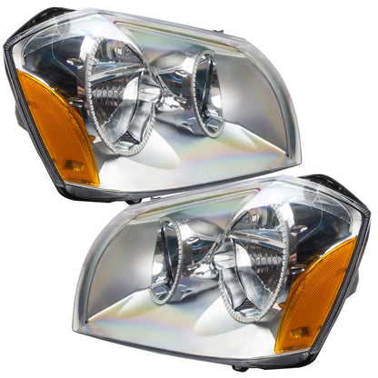 Oracle 05-07 Dodge Magnum SMD HL - Chrome - ColorSHIFT w/ Simple Controller