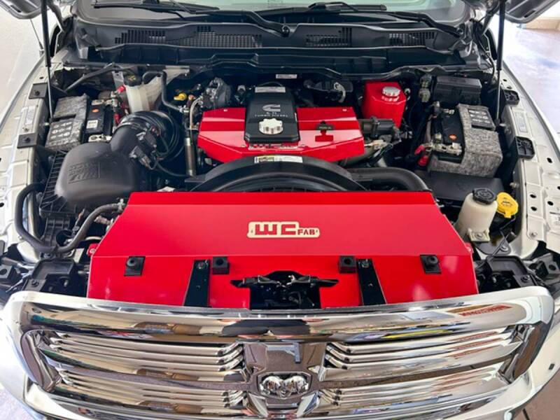 Wehrli 13-18 Cummins Fabricated Aluminum Radiator Cover - Cat Yellow