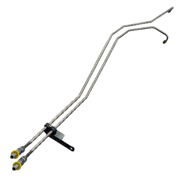CNCFAB CNC Fab 4R100 Transmission Cooler Line Kit w/ Barbs - 7.3