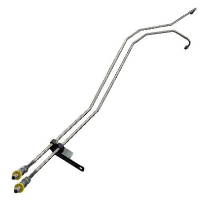 CNCFAB CNC Fab 4R100 Transmission Cooler Line Kit w/ Barbs - 7.3
