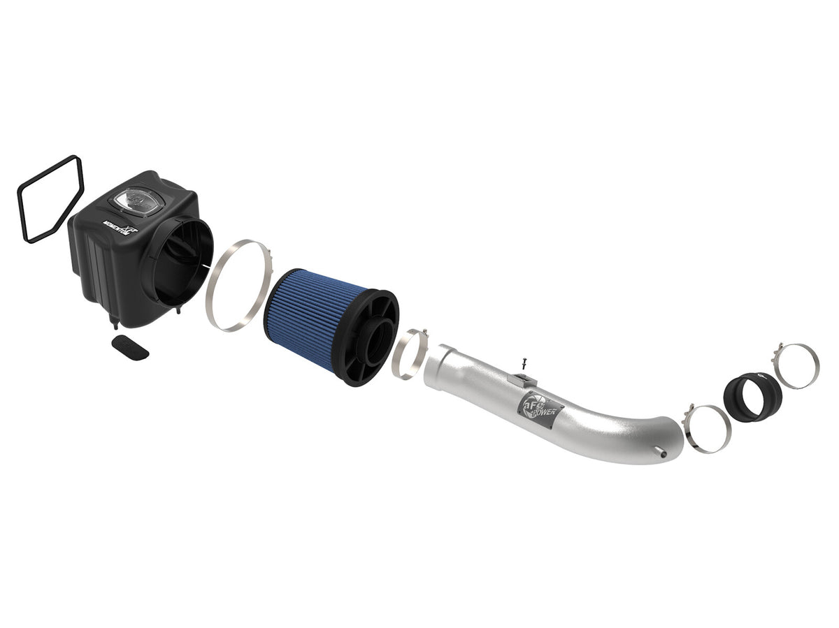 Momentum Xp Cold Air Intake System w/ Pro 5R Filter Brushed GM Silverado/Sierra 1500 14-19 / Tahoe/Suburban/Yukon/XL/Escalade 15-20 V8-5.3L/6.2L aFe Power