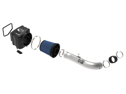 Momentum Xp Cold Air Intake System w/ Pro 5R Filter Brushed GM Silverado/Sierra 1500 14-19 / Tahoe/Suburban/Yukon/XL/Escalade 15-20 V8-5.3L/6.2L aFe Power