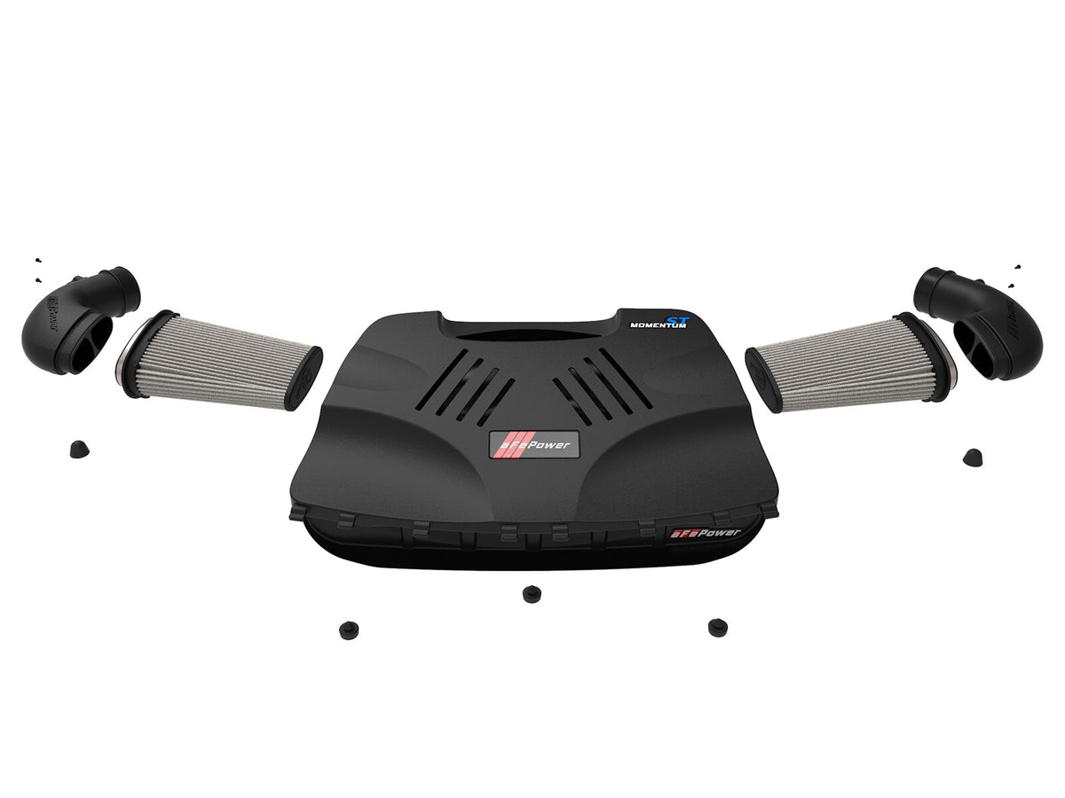 Momentum St Cold Air Intake System w/ Pro Dry S Filter BMW X5 M (F85) / X6 M (F86) 15-19 V8-4.4L (tt) S63 aFe Power