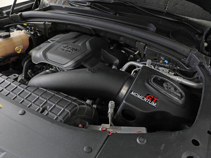 Momentum GT Cold Air Intake System w/ Pro Dry S Filter Jeep Grand Cherokee (Wl) 22-24 V8-5.7L Hemi aFe Power