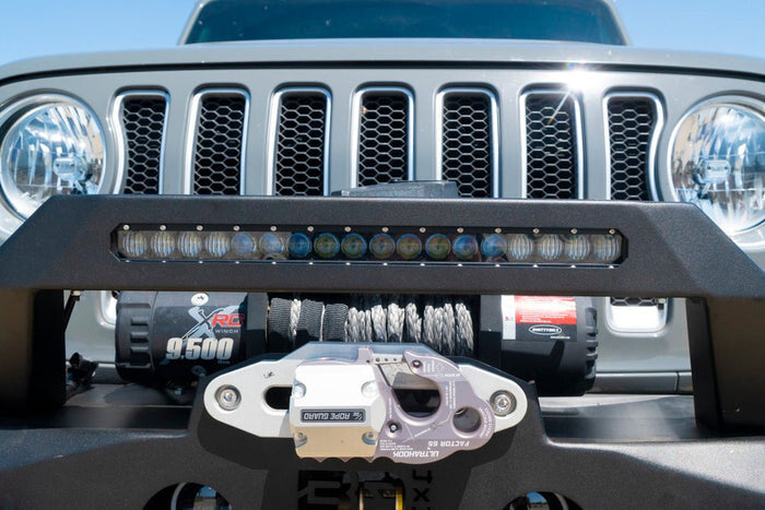 18 Inch Single Row Blackout Led Light Bar Body Armor 4X4