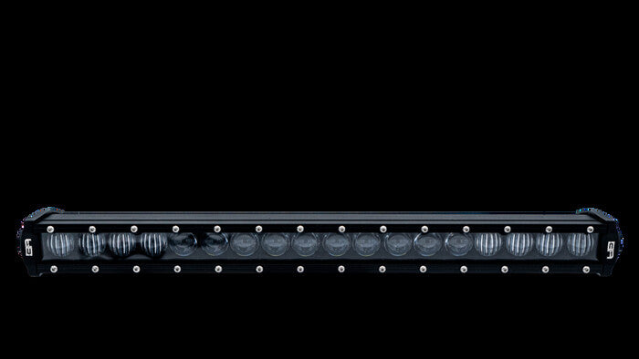 18 Inch Single Row Blackout Led Light Bar Body Armor 4X4