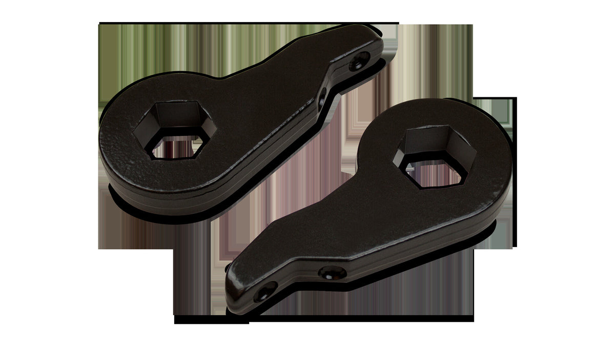 2001-2010 Silverado/Sierra 1500HD/2500HD/3500HD 2WD/4WD 1-3 Inch Key And Shock Extender Body Armor 4X4