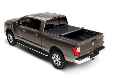Lo Pro Tonneau Cover Black 2016-2020 Nissan Titan 8 Foot 2 Inch Bed Truxedo