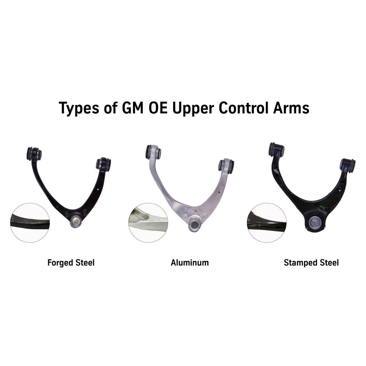 Suspension Control Arm Kit Silverado/Sierra 1500 14-18 UCA Kit Tubular Ball Joint Upper Control Arm Kit B8 Control Arms Bilstein
