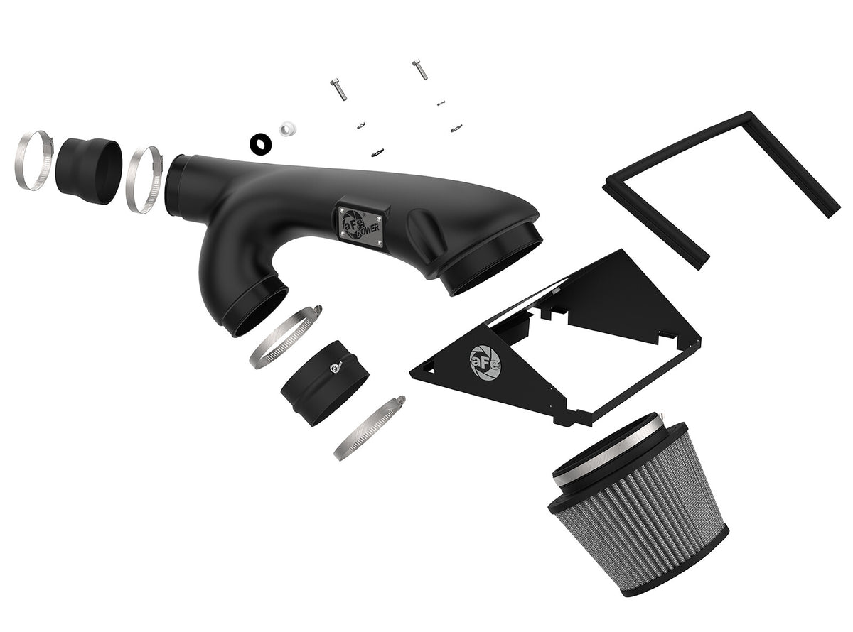 Rapid Induction Cold Air Intake System w/ Pro Dry S Filter Ford F-150/Raptor 17-20 V6-3.5L (tt)/Expedition 18-21 V6-3.5L (tt) aFe Power